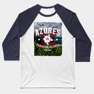 Azores (distressed) Baseball T-Shirt